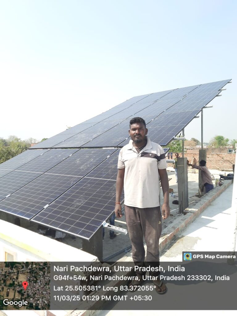 “Solar panel installation in Ghazipur, Mau and Ballia by RR Brother Solar”