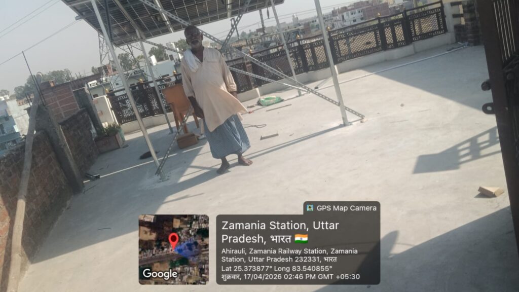 Ghazipur और Varanasi में बिजली कटौती के लिए solar backup solution