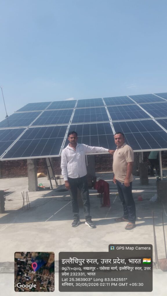 Hybrid Solar System with Battery Backup for Home