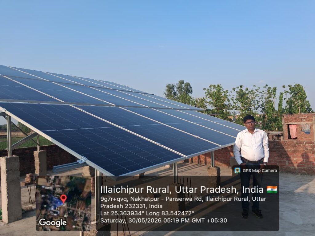 5kW Rooftop Solar Installation Ghazipur