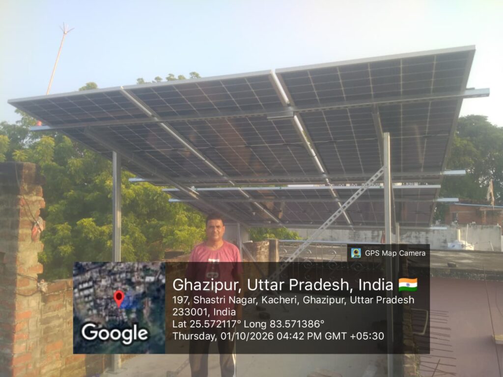 Solar Panel Installation for Home in Ghazipur Uttar Pradesh